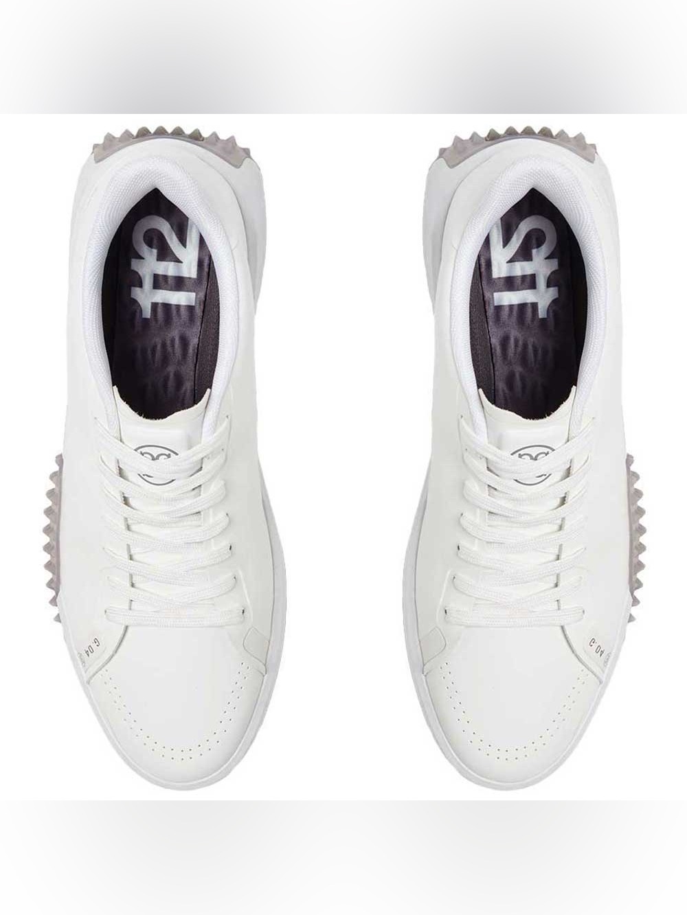 G/FORE Men's 11.5 G.112 P.U. Leather Spikeless Golf Shoe Snow/Nimbus